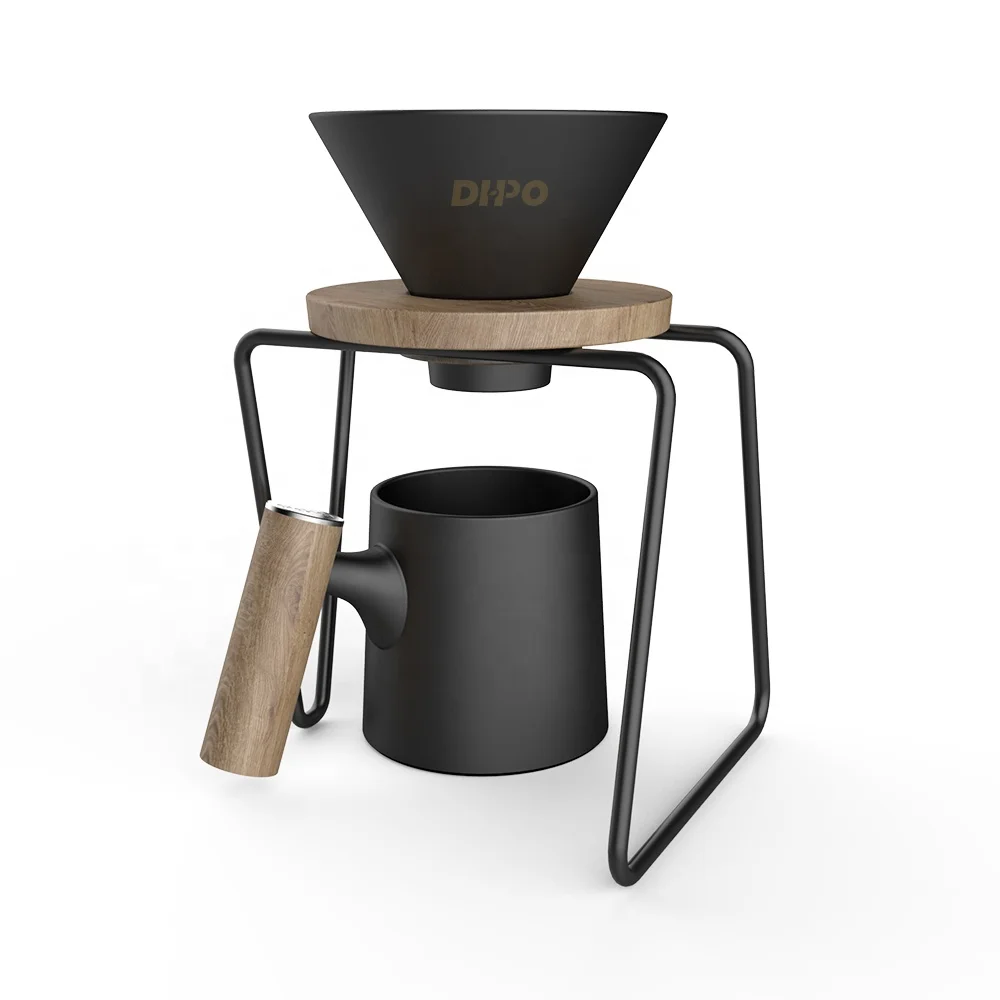 DHPO ceramic origami style v60 filter cup coffee dripper 2-4cups barista tool with iron stand
DHPO ceramic origami style v60 filter cup coffee dripper 2-4cups barista tool with iron stand