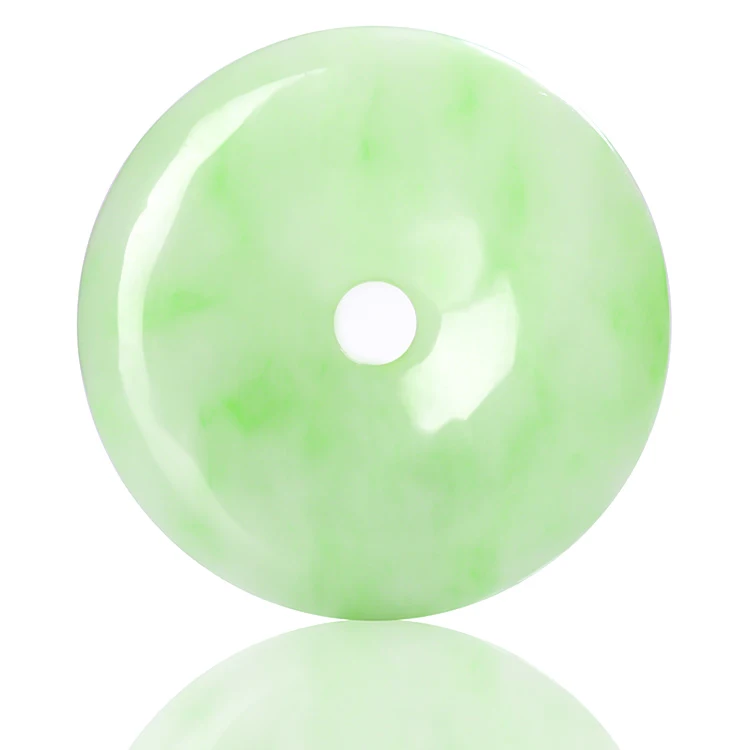 Certified Grade A New Arrival Green Small Safety Buckle Jadeite Jade Pendant
Certified Grade A New Arrival Green Small Safety Buckle Jadeite Jade Pendant