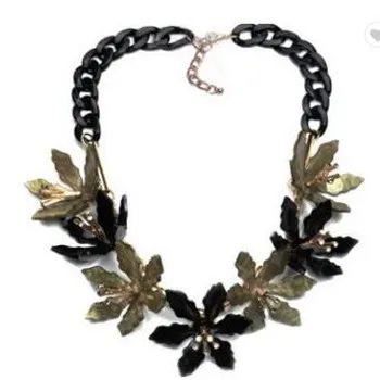 New Design Exaggerated Luxury Flower Necklace Jewelry Women High Quality Cylinder Inlaid Acrylic Base Statement Pendant Necklace
New Design Exaggerated Luxury Flower Necklace Jewelry Women High Quality Cylinder Inlaid Acrylic Base Statement Pendant Necklace