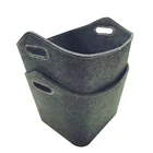 Extra Large waterproof felt baby storage basket felt gift woven storage basket