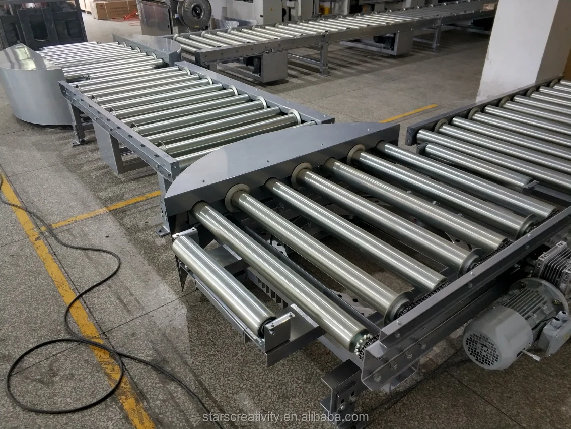 motorized heavy pallet conveyor,roller conveyor with