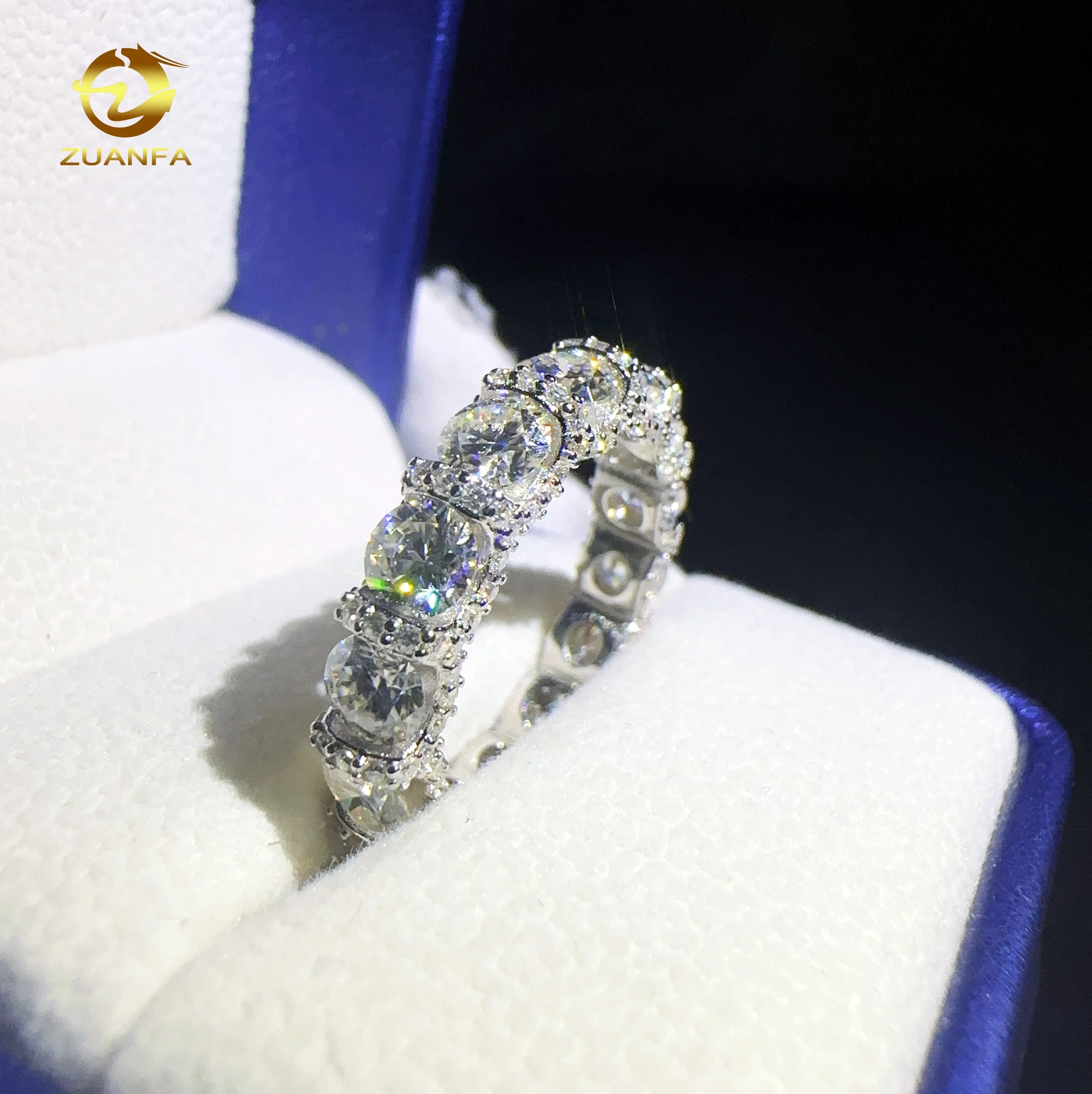 1Rows VVS Moissanite Custom hip hop Rings 925 Sterling Silver white gold engagement ring
1Rows VVS Moissanite Custom hip hop Rings 925 Sterling Silver white gold engagement ring