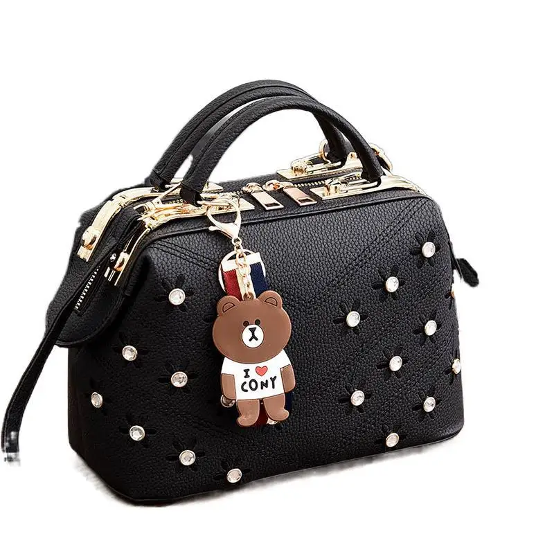 New female flower Korean fashion female Bag Messenger Single Shoulder Handbag woman design bag and purse, Customizable
New female flower Korean fashion female Bag Messenger Single Shoulder Handbag woman design bag and purse, Customizable