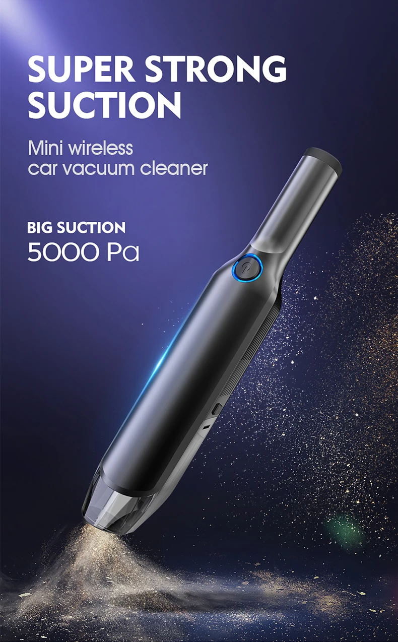 Portable Cordless Vacuum Cleaners Handheld Wireless Vacuum Cleaner for Car and Home Pet Use