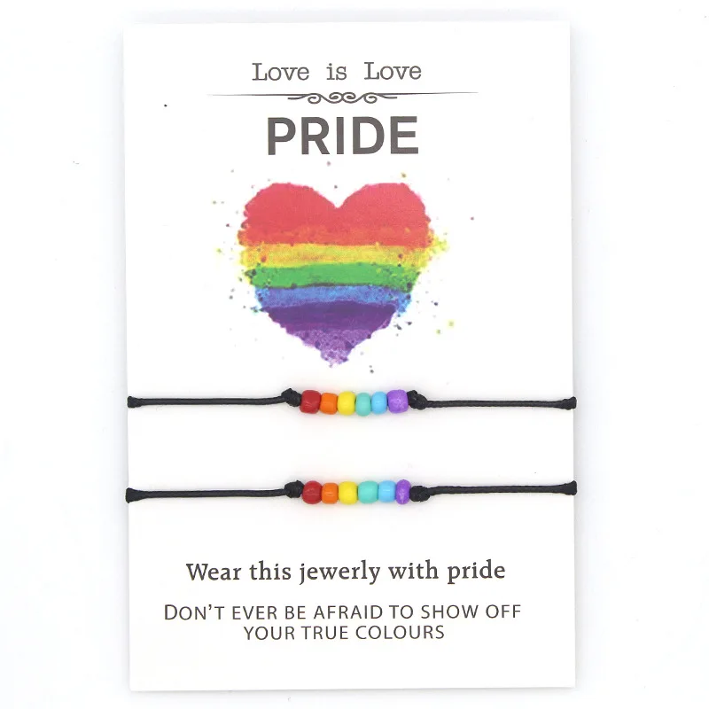 Fashion rainbow colors rice bead wax line hand rope adjustable card bracelet wholesale spot
Fashion rainbow colors rice bead wax line hand rope adjustable card bracelet wholesale spot