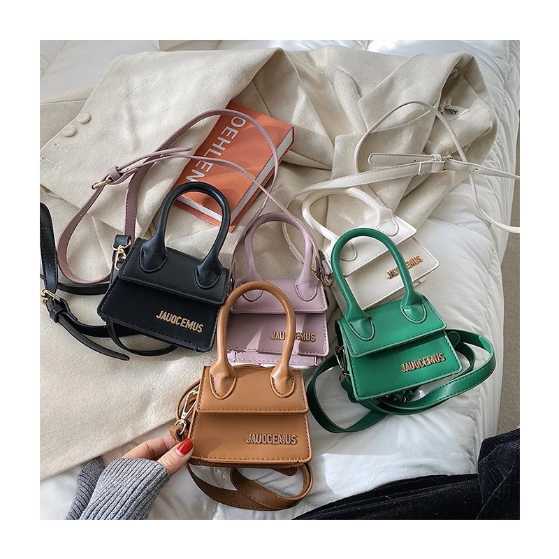 Mini Luxury Women Purse 2021 PU Leather Small Brand Designer Chains Metal Letter Handbag Lady Shoulder Crossbody Bags
Mini Luxury Women Purse 2021 PU Leather Small Brand Designer Chains Metal Letter Handbag Lady Shoulder Crossbody Bags
