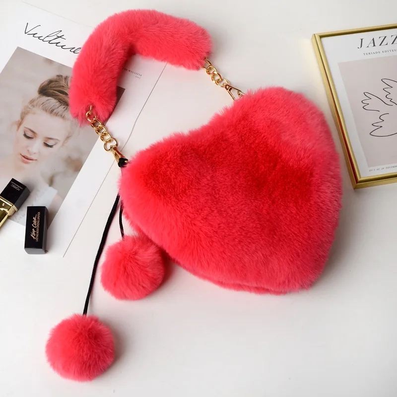 2021 Fall and Winter Evening Clutch Girls Mini Faux Plush Fashion Rabbit Fur Slide Fur Crossbody Purses and Handbags for Women, 10colors
2021 Fall and Winter Evening Clutch Girls Mini Faux Plush Fashion Rabbit Fur Slide Fur Crossbody Purses and Handbags for Women, 10colors