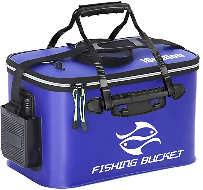 Fishing Bucket Foldable Live Fish Container Multi-Functional Fish Live Lures Bucket Outdoor EVA Fishing Bag
Fishing Bucket Foldable Live Fish Container Multi-Functional Fish Live Lures Bucket Outdoor EVA Fishing Bag