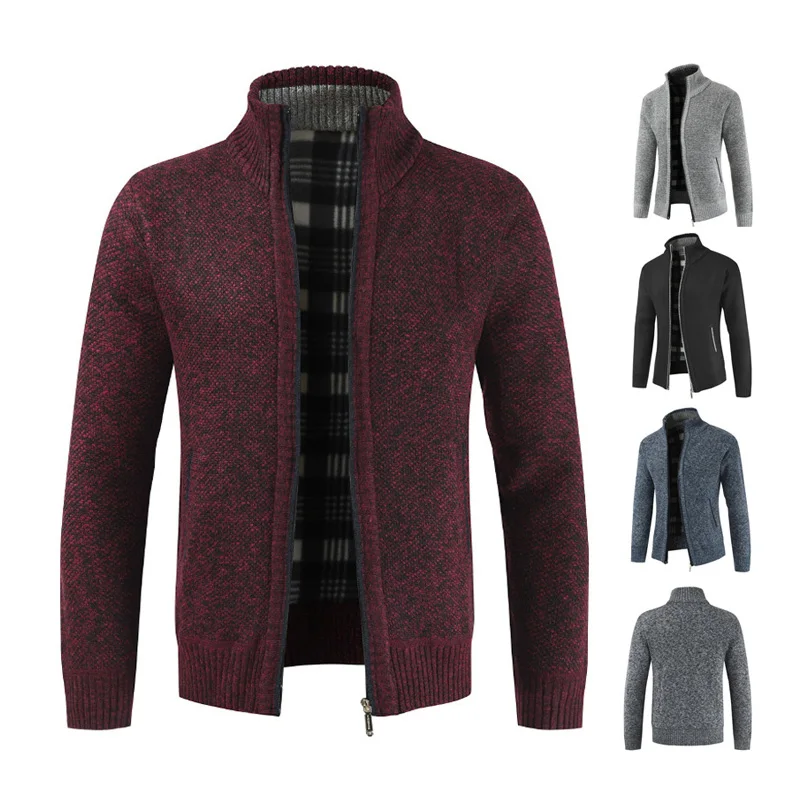 Fashion Custom Plus Size Autumn Winter Jacket Coat Zipper Sueters De Hombr Sweater For Men
Fashion Custom Plus Size Autumn Winter Jacket Coat Zipper Sueters De Hombr Sweater For Men