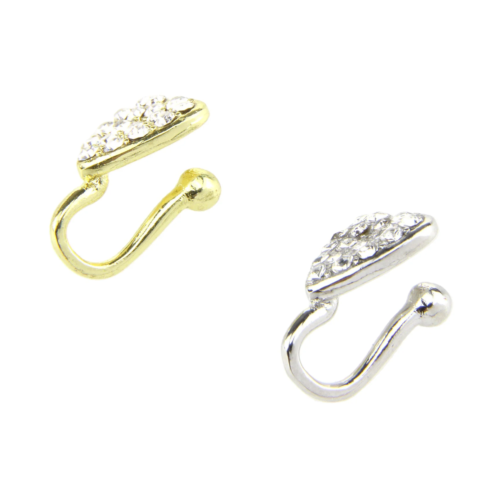 1Pcs Diamond Nose Rings Studs Piercing Gold Silver Heart Shape Alloy Crystal Sexy Nose Piercing Body Jewelry ONLY FOR USA, Picture
1Pcs Diamond Nose Rings Studs Piercing Gold Silver Heart Shape Alloy Crystal Sexy Nose Piercing Body Jewelry ONLY FOR USA, Picture