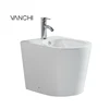 Bathroom ceramic white color floor mounted bidet WC