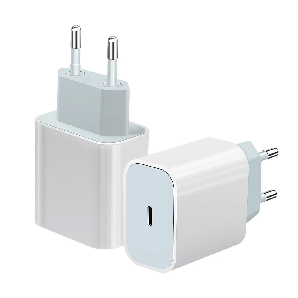 Charger EU/UK/AU/US PD 20W USB-C Power Adapter Charging Fast USB Phone Charger, White
Charger EU/UK/AU/US PD 20W USB-C Power Adapter Charging Fast USB Phone Charger, White