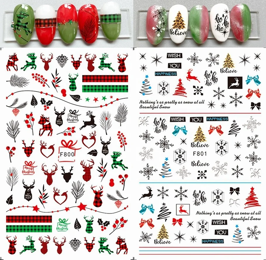 Aokitec Christmas Halloween golden self adhesive nail charms designs decal stickers nail art decoration, As picture
Aokitec Christmas Halloween golden self adhesive nail charms designs decal stickers nail art decoration, As picture