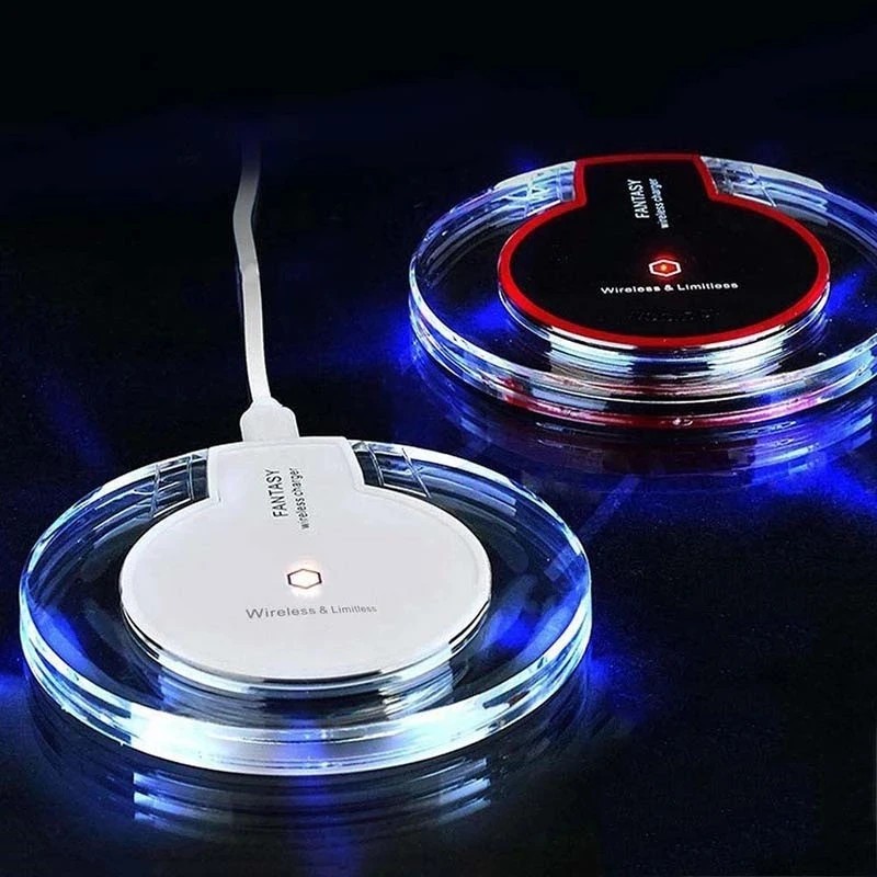 5V 2A 10W Crystal Rubber Wireless Phone Charger Wireless Fast Charger, Black white
5V 2A 10W Crystal Rubber Wireless Phone Charger Wireless Fast Charger, Black white