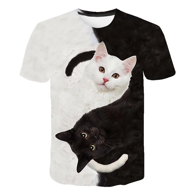 plus size black and white cat T shirt men and women animal printing short sleeve T shirt oversized 3D printing T shirt
plus size black and white cat T shirt men and women animal printing short sleeve T shirt oversized 3D printing T shirt