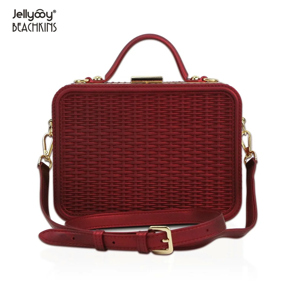 Jellyooy BEACHKINS Matte Jelly Box Bags Vintage Suitcase Bags Women Handbags PVC Woven Tote Handbags For Women, 9 colors stocks, accept make new colors
Jellyooy BEACHKINS Matte Jelly Box Bags Vintage Suitcase Bags Women Handbags PVC Woven Tote Handbags For Women, 9 colors stocks, accept make new colors