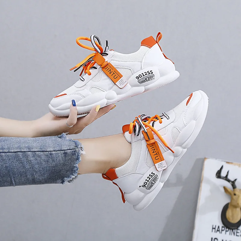 or31198b 2019 new style stylish thick soles sneakers women versatile breathable shoes ladies sneakers, White orange, white black, white yellow
or31198b 2019 new style stylish thick soles sneakers women versatile breathable shoes ladies sneakers, White orange, white black, white yellow
