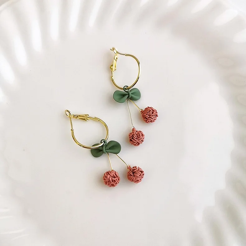 Korean popular fruit butterfly earrings women stainless steel hoop earrings jewelry wholesale, Rose gold
Korean popular fruit butterfly earrings women stainless steel hoop earrings jewelry wholesale, Rose gold