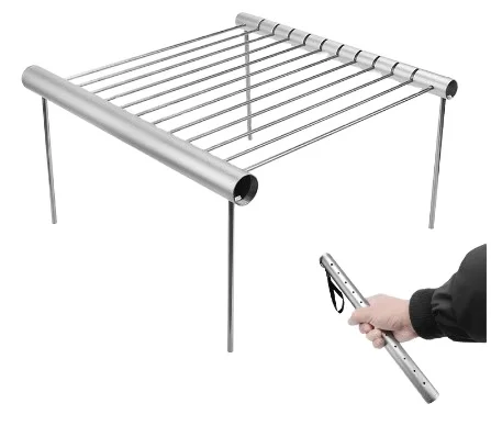 TY Portable Stainless Steel BBQ Grill Folding BBQ Grill Mini Pocket BBQ Grill Barbecue Accessories For Home Park Use, Silver
TY Portable Stainless Steel BBQ Grill Folding BBQ Grill Mini Pocket BBQ Grill Barbecue Accessories For Home Park Use, Silver