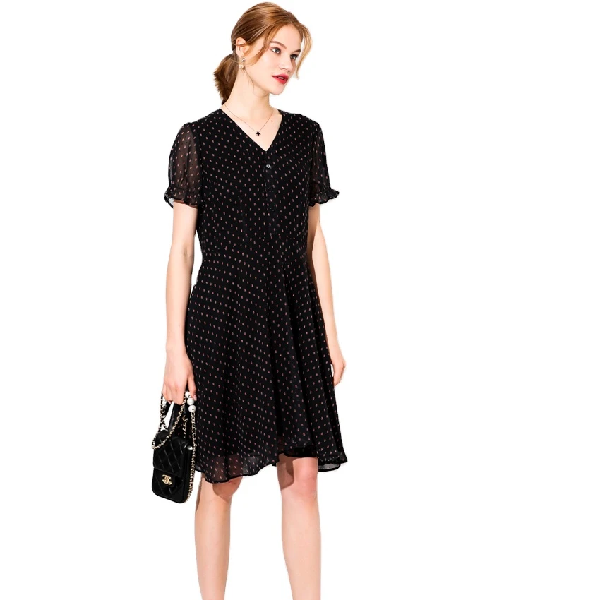 2020 New Hot Sale Dresses Mini V Neck Short Sleeve Ruffle Dot Summer Casual Dress Women
2020 New Hot Sale Dresses Mini V Neck Short Sleeve Ruffle Dot Summer Casual Dress Women
