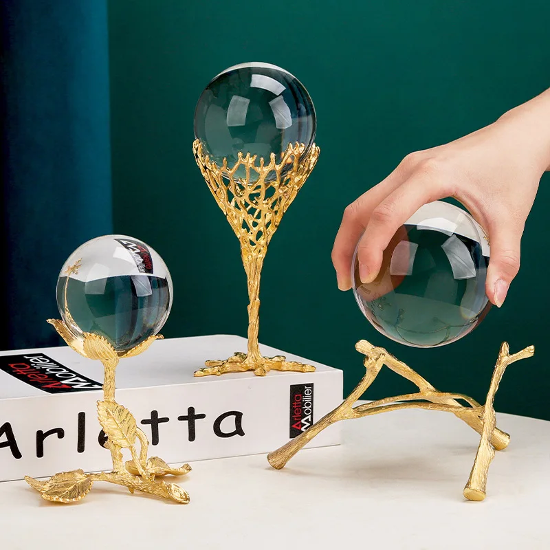 Nordic soft decorations electroplating light luxury crafts glass crystal ball ornaments
Nordic soft decorations electroplating light luxury crafts glass crystal ball ornaments