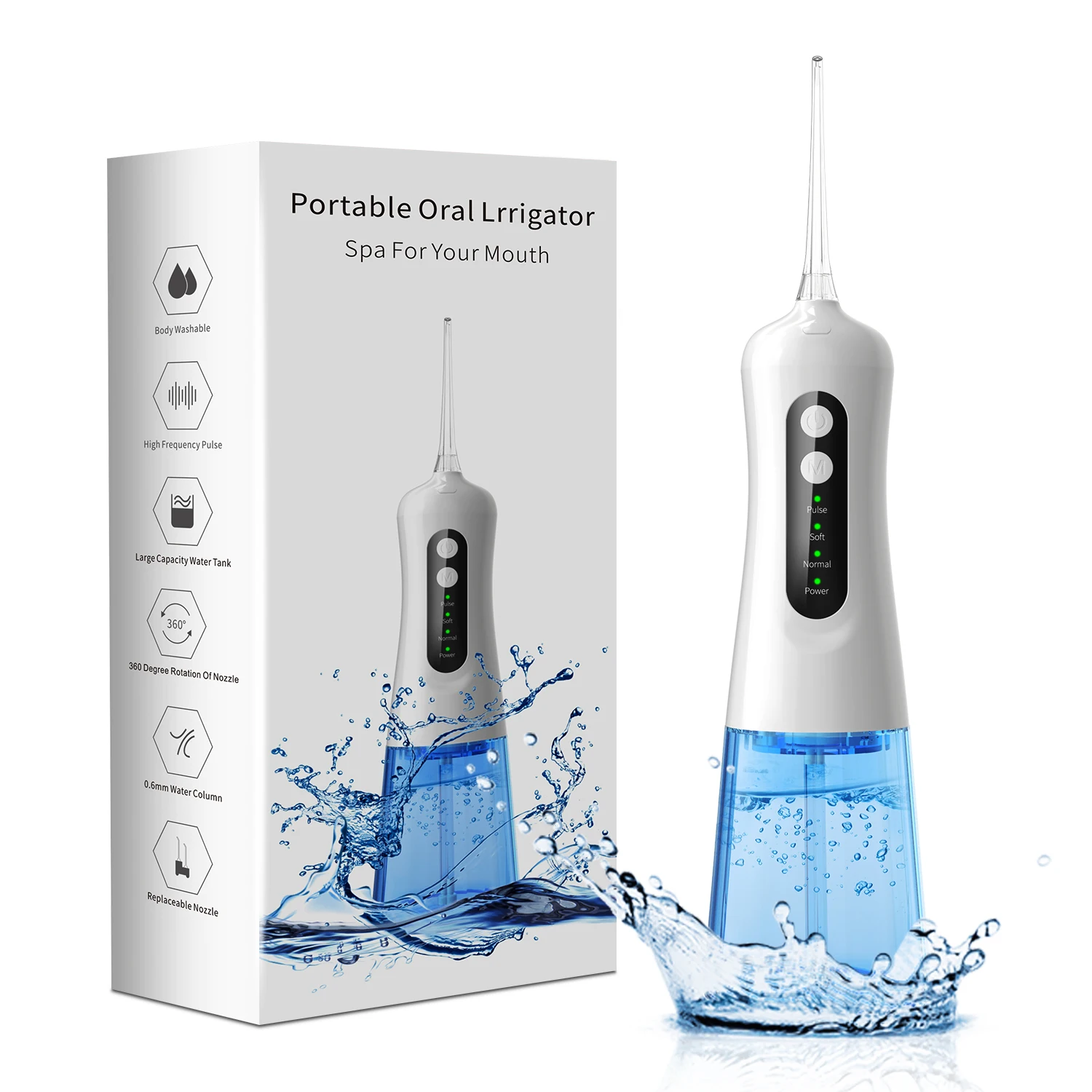 Water pick Flosser Water Pulse Ultrasonic Oral Irrig Usb Recharg Portable Flosser Oral Irrigator
Water pick Flosser Water Pulse Ultrasonic Oral Irrig Usb Recharg Portable Flosser Oral Irrigator
