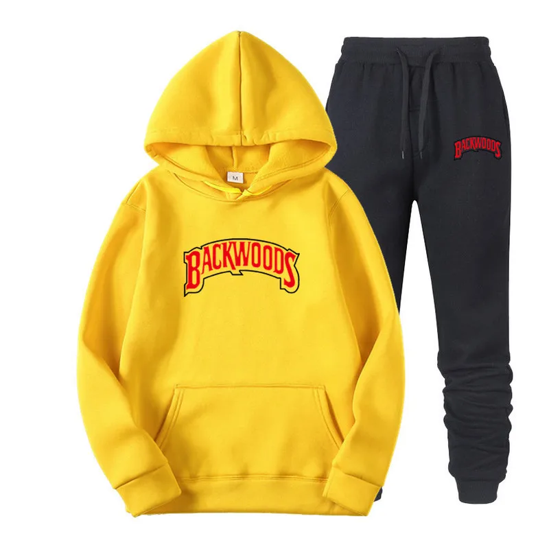 Men Casual Backwoods Pullover Hoodie Sweatshirts Sweatpants Suits 2 Piece Sport Sweatsuits Jumpsuits Outfits Set, Customized color
Men Casual Backwoods Pullover Hoodie Sweatshirts Sweatpants Suits 2 Piece Sport Sweatsuits Jumpsuits Outfits Set, Customized color