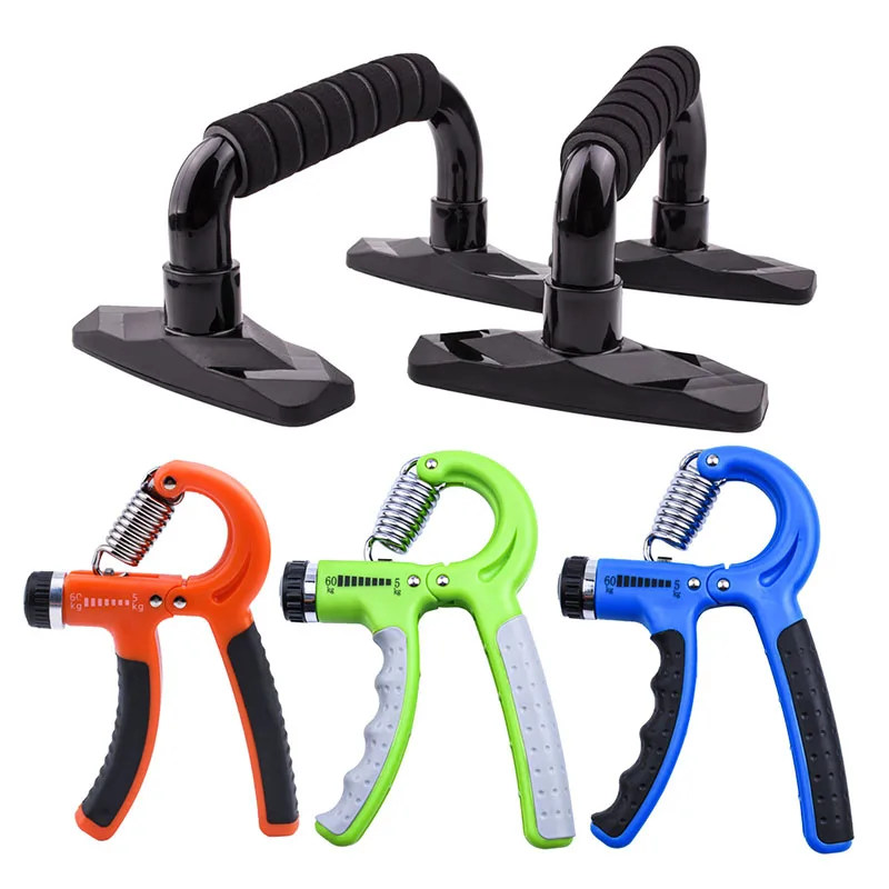 Wholesale cheap price of multi-functional push up bracket set hand gripper strengthener wrist trainer push up for chest, Picture color
Wholesale cheap price of multi-functional push up bracket set hand gripper strengthener wrist trainer push up for chest, Picture color