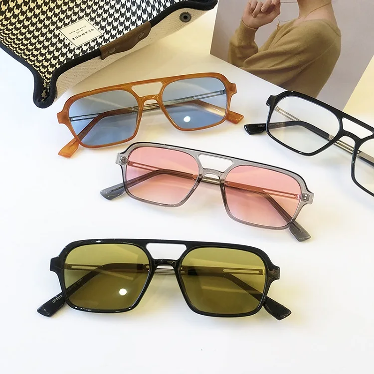MW0760 New Style Fashion Colorful Double Bridge Resin UV400 Vintage Square Women Sunglasses 2021
MW0760 New Style Fashion Colorful Double Bridge Resin UV400 Vintage Square Women Sunglasses 2021