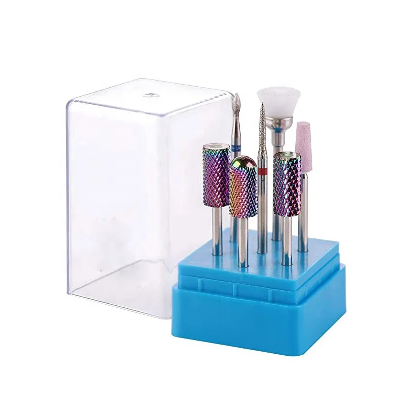 High-quality, durable, tungsten steel nail drill bits set suitable for all nail drill machines, Rainbow shinny color
High-quality, durable, tungsten steel nail drill bits set suitable for all nail drill machines, Rainbow shinny color