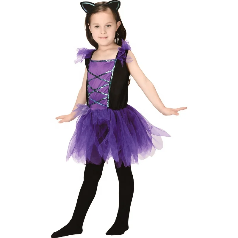 Dress Up Carnival Party Cosplay Bat Costume children cute bat dress with headpiece for girls
Dress Up Carnival Party Cosplay Bat Costume children cute bat dress with headpiece for girls