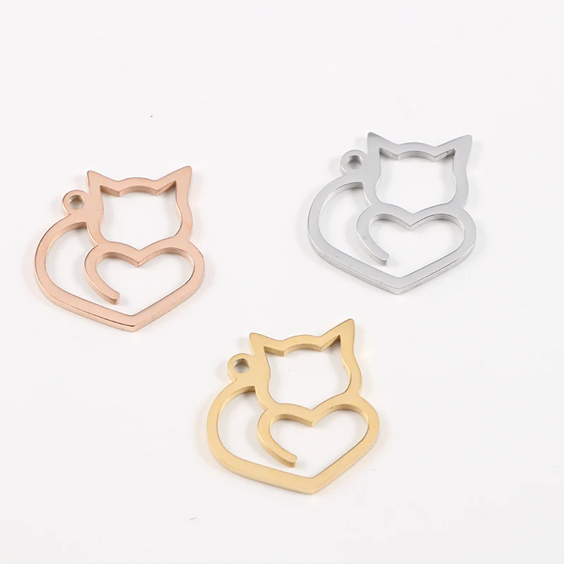 New Geometric Hollow Cartoon Pet Cat Stainless Steel Jumping Cat Pendant Necklace, Gold,rose gold and silver
New Geometric Hollow Cartoon Pet Cat Stainless Steel Jumping Cat Pendant Necklace, Gold,rose gold and silver