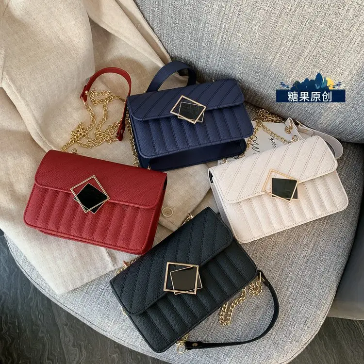 wholesale Fashion women's new chain shoulder bag messenger small square bag
wholesale Fashion women's new chain shoulder bag messenger small square bag