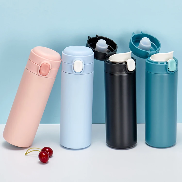 A2724 Custom Logo Stainless Steel Cups Drinking Coffee Bounce Lid Cup Gift Water Bottle Portable Vacuum Cup, 4 colour
A2724 Custom Logo Stainless Steel Cups Drinking Coffee Bounce Lid Cup Gift Water Bottle Portable Vacuum Cup, 4 colour
