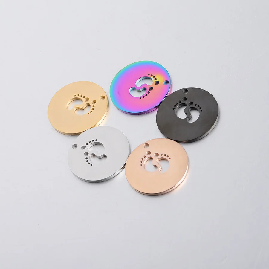 22mm Gold Silver Rose Gold Making Hollow Stainless Steel Hollow New Born Baby Foot Charm DIY Jewelry Accessories For Baby, Gold,silver,rose gold ,black,rainbow color
22mm Gold Silver Rose Gold Making Hollow Stainless Steel Hollow New Born Baby Foot Charm DIY Jewelry Accessories For Baby, Gold,silver,rose gold ,black,rainbow color