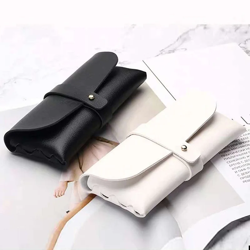Best seller leather glasses case Small MOQ custom pu material logo glasses case, Black,white
Best seller leather glasses case Small MOQ custom pu material logo glasses case, Black,white