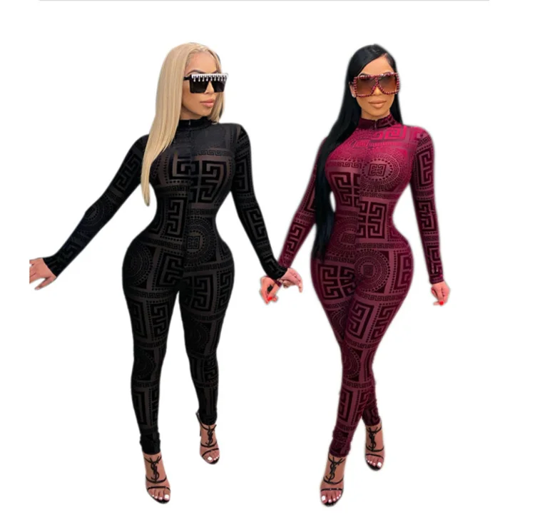 Fashion Sexy Lady Rompers Print Zipper Skinny Long One Piece Plus Size Spring Women Jumpsuit, Blcak
Fashion Sexy Lady Rompers Print Zipper Skinny Long One Piece Plus Size Spring Women Jumpsuit, Blcak