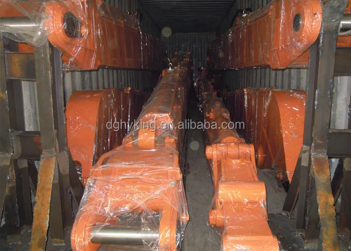 OEM Standard Excavator Long Reach Boom with 34meters Maximum Reach and Q345B/Q690D Material for Heavy-Duty Dredging