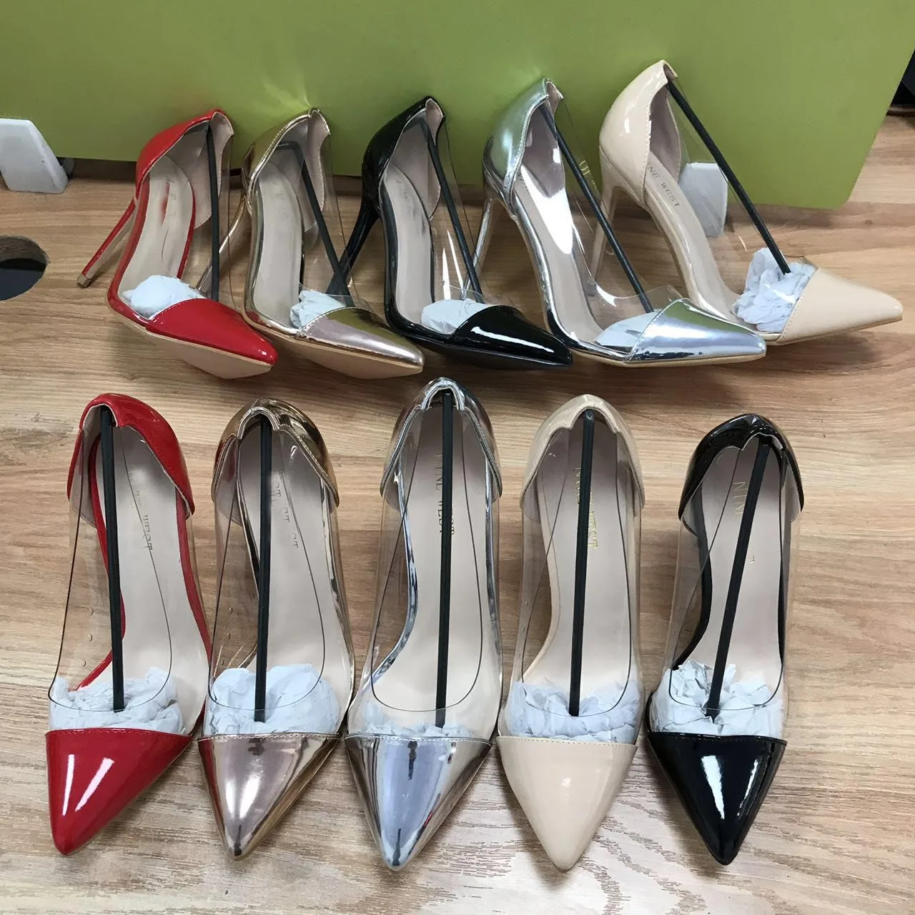Ladies fashion transparent patchwork PVC sexy pointed toe high heel pumps shoes, As photos
Ladies fashion transparent patchwork PVC sexy pointed toe high heel pumps shoes, As photos