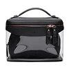 customised 3 in 1 clear pvc fashion ladies makeup bag set travel women transparent toiletry cosmetic case