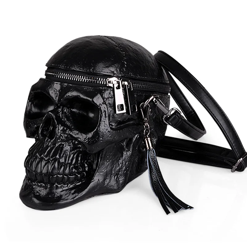Silicone Party Costume Cool Stylish Zipper Waist Skull head Shaped Women Shoulder Bag Gothic Crossbody Bag and purses for women, Black
Silicone Party Costume Cool Stylish Zipper Waist Skull head Shaped Women Shoulder Bag Gothic Crossbody Bag and purses for women, Black