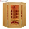 SMT-042HD far infrared function sauna with transom windows feature far infrared sauna cabin