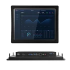 2019 fanless embedded 15 inch touch screen barebone all in one i3 i5 i7 processor industrial panel pc