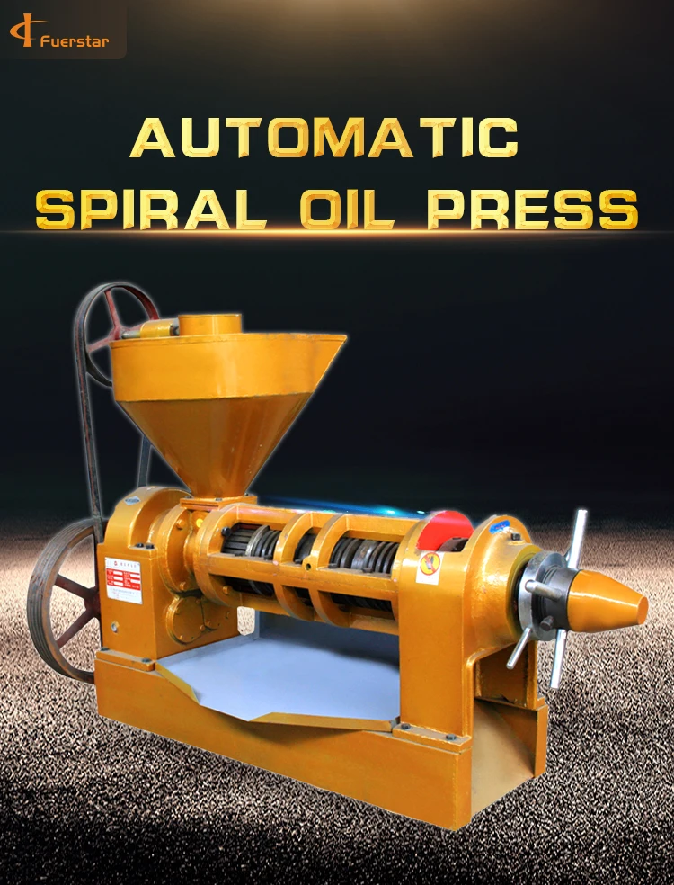 commercial sunflower automatic edible oil  press machine