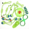 One Set pet toy striped weaving chew dog toy