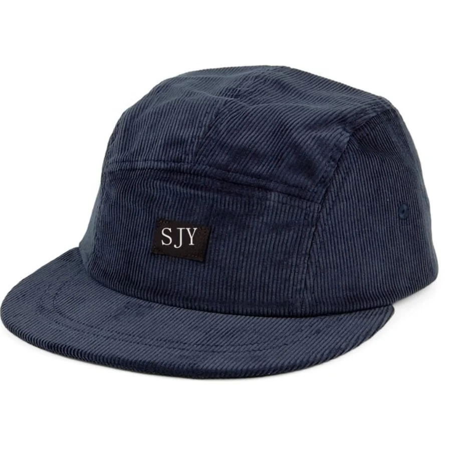Custom Navy Blue Color Corduroy Cotton Material Woven Label Logo 5 Panel Camp Nylon Strap Plastic Buckle Outdoor Cap And Hat
Custom Navy Blue Color Corduroy Cotton Material Woven Label Logo 5 Panel Camp Nylon Strap Plastic Buckle Outdoor Cap And Hat