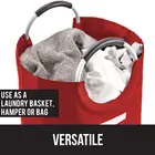 Laundry Bags Large Laundry Basket College Laundry Bags With Padded Handles Comfortable Carry Durable Waterproof Material