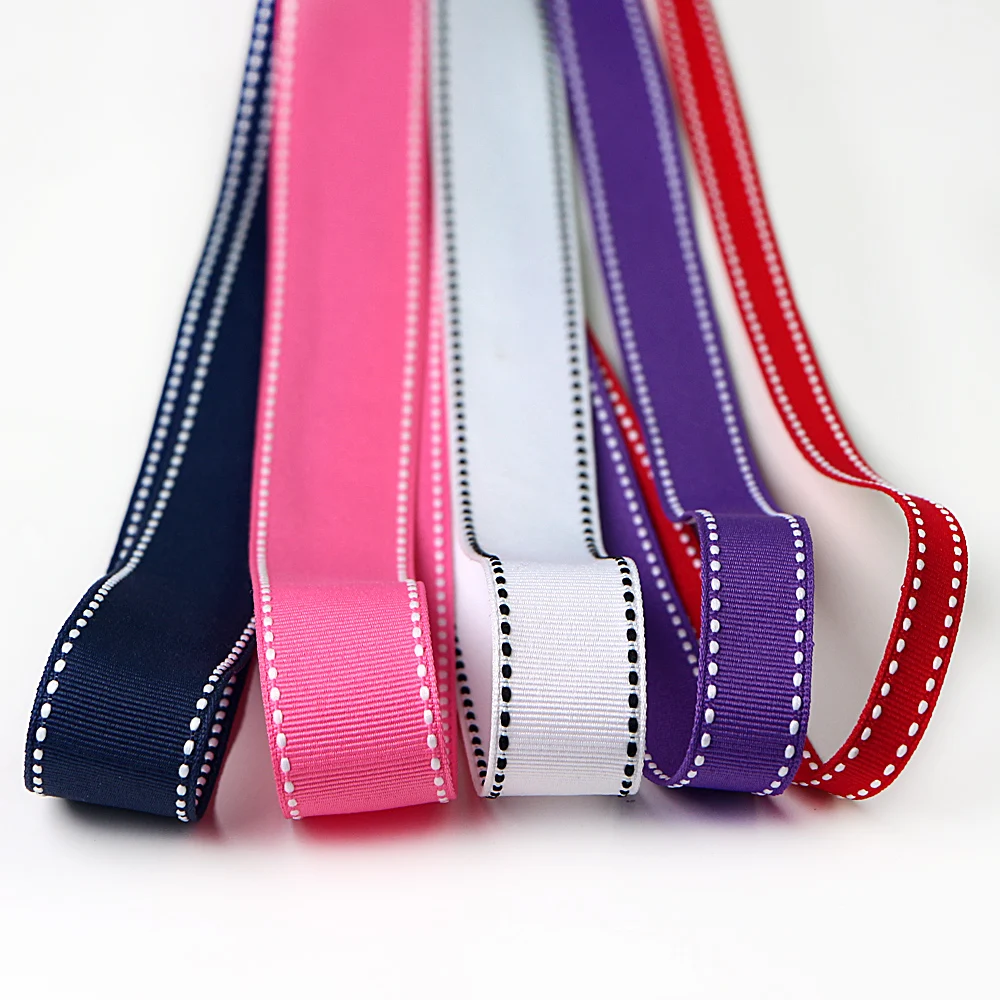 Houre Show Wired Double Face Saddle Stitched Grosgrain Ribbon for Gifts Wholesale, 49 colors
Houre Show Wired Double Face Saddle Stitched Grosgrain Ribbon for Gifts Wholesale, 49 colors