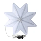 Christmas Decoration PVC Bursting Star with LED Lights,decor led light