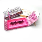 3D wholesale Mink Lashes 100% Real Mink Fur Eyelashes Handicraft